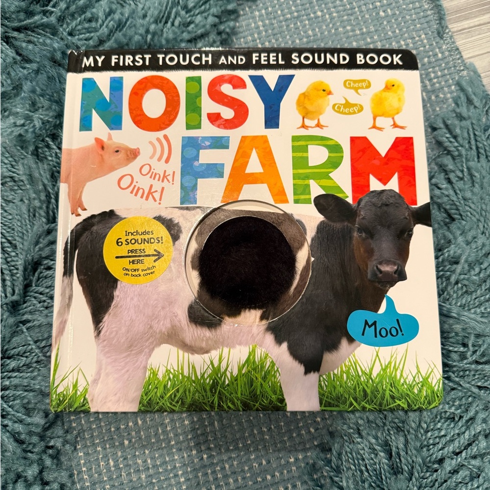 2 Noisy Animals/Farm Touch and Feel Sound Books
